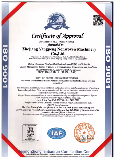 Линия по производству выдувного из расплава штапельного волокна из полиэстера PP Spunbond